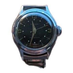Vintage Westclox Military Watch Waterproof La Salle USA Dark Face